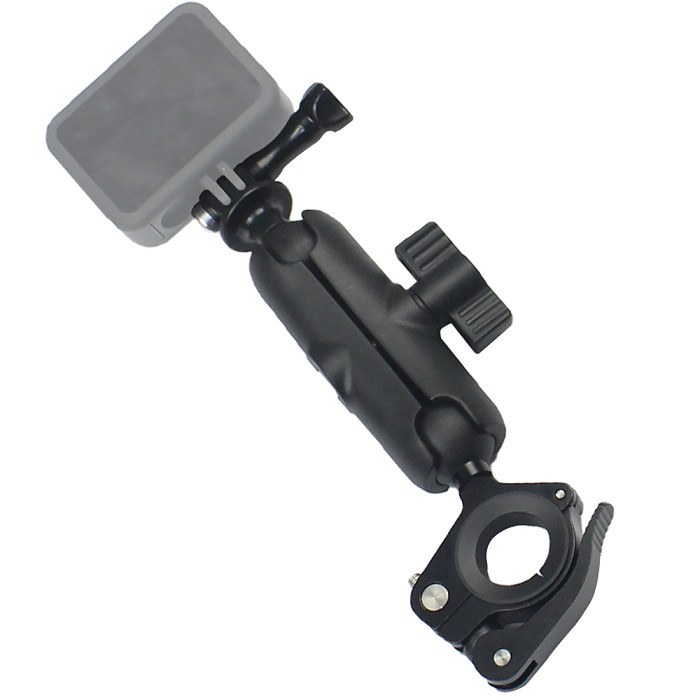 FEICHAO camera bicycle handlebar bracket double ball head holder 22-32mm suitable for GOPRO10/9 DJI osmo action/instar360