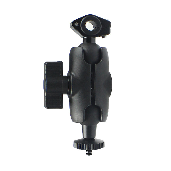 FEICHAO Camera motorcycle rearview mirror bracket bicycle double ball head mount 1/4 interface 10-16mm suitable for GOPRO10/9 DJI osmo action/instar360