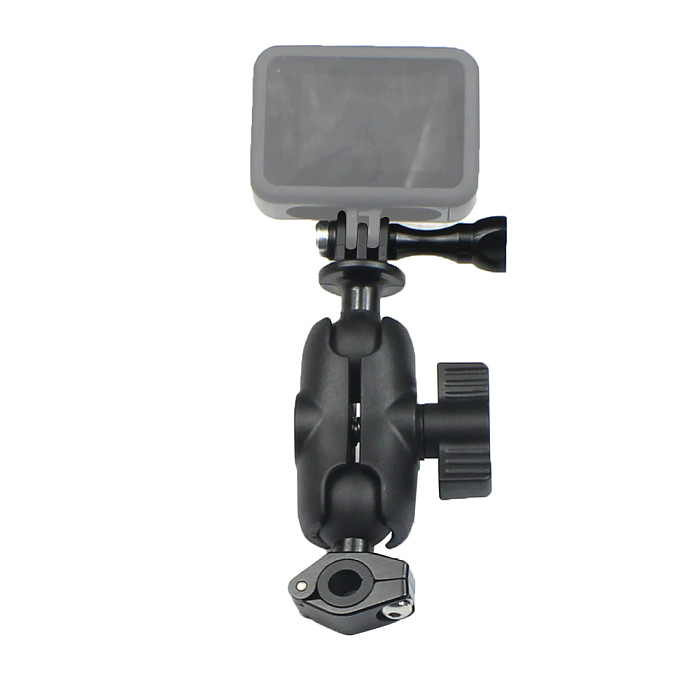 FEICHAO camera motorcycle rearview mirror bracket bicycle double ball head mount 10-16mm suitable for GOPRO10/9 DJI osmo action/instar360