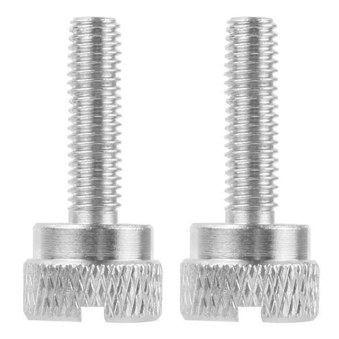 FEICHAO 2/5Pair Portable Stainless Steel M5 Handle Thumb Screws Quick Release Mounting Adapter for Gopro Hero 9 Max 8 7 6 5 4 Action Cameras