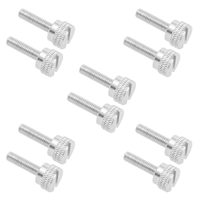 FEICHAO 2/5Pair Portable Stainless Steel M5 Handle Thumb Screws Quick Release Mounting Adapter for Gopro Hero 9 Max 8 7 6 5 4 Action Cameras