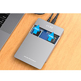 ACASIS Aluminum Case Enclosure Mobile M.2 Hard Disk Box Type-c USB 3.1 Gen2 10Gbps Mobile External For 2230/2280 NVME/NGFF M.2 SSD
