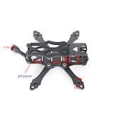 JMT 150/195MM wheelbase  3/4 inch HD FPV Freestyle Frame APEX3 PRO Carbon Fiber Rack for DIY FPV Racing Drone Quadcopter