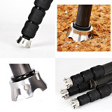 3/8 Screw Camera Tripod Foot Pad Mount Quick Release Non-slip Stainless Steel Tripod Adapter for Manfrotto Gitzo BENRO Monopod