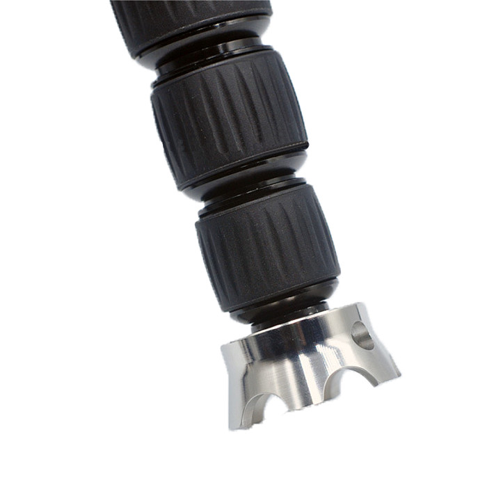 3/8 Screw Camera Tripod Foot Pad Mount Quick Release Non-slip Stainless Steel Tripod Adapter for Manfrotto Gitzo BENRO Monopod
