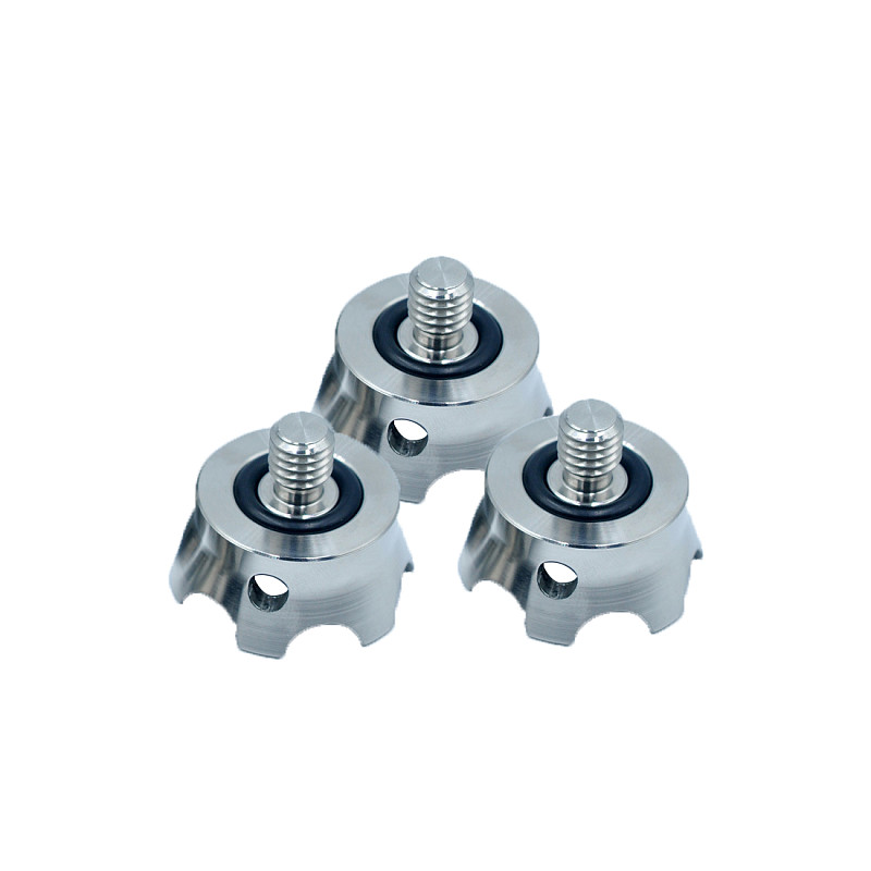 3/8 Screw Camera Tripod Foot Pad Mount Quick Release Non-slip Stainless Steel Tripod Adapter for Manfrotto Gitzo BENRO Monopod