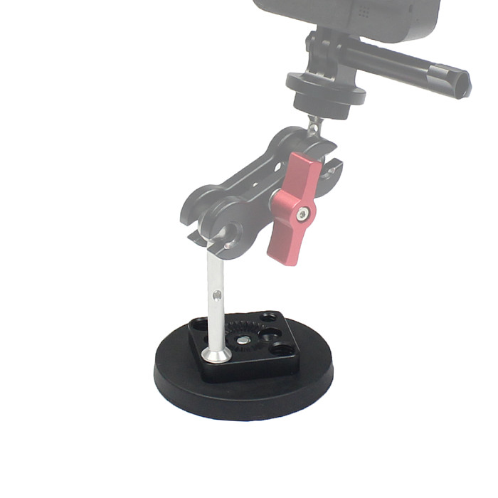 BGNING Handle Gimbal External Mounting Plate Quick Release for Arri Standard Rosette 1/4  Inch Screw Monitor Holder M4 to 3/8 for DJI Ronin S