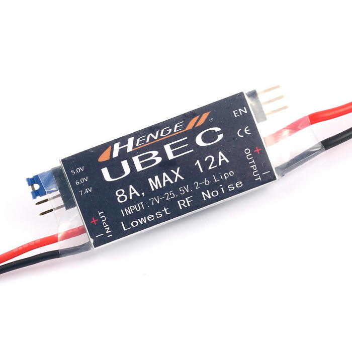 FEICHAO 2PCS 8A UBEC Output 5V / 6V 6A / 8A Max 12A Inport 7V-25.5V 2-6S Lipo/6-16 cell Ni-Mh Input Switch Mode BEC for RC Quadcopter