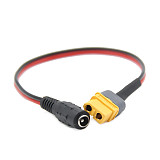 2PCS Goggles B6 Charger Cable Battery Charging Cable Adapter XT60 Plug to DC 5.5 2.1mm for Fatshark Skyzone 03 FPV Accessories