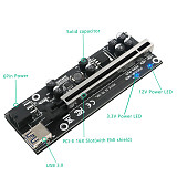 XT-XINTE New Version 009S Plus PCIE Riser 1x to 16x Graphic Extension r for Bitcoin GPU Mining Powered Riser Adapter Card