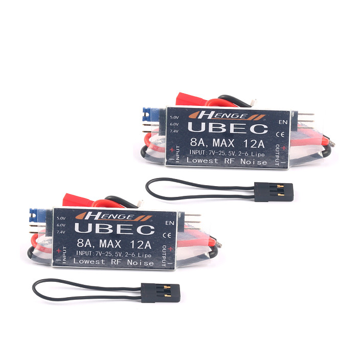 FEICHAO 2PCS 8A UBEC Output 5V / 6V 6A / 8A Max 12A Inport 7V-25.5V 2-6S Lipo/6-16 cell Ni-Mh Input Switch Mode BEC for RC Quadcopter
