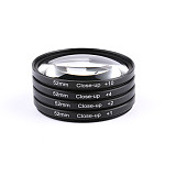 BGNing One Set Camera Lens Filtro Concept Close Up 1 2 4 10 Macro Filter 37 52 58 62 77mm For Cannon Nikon Sony