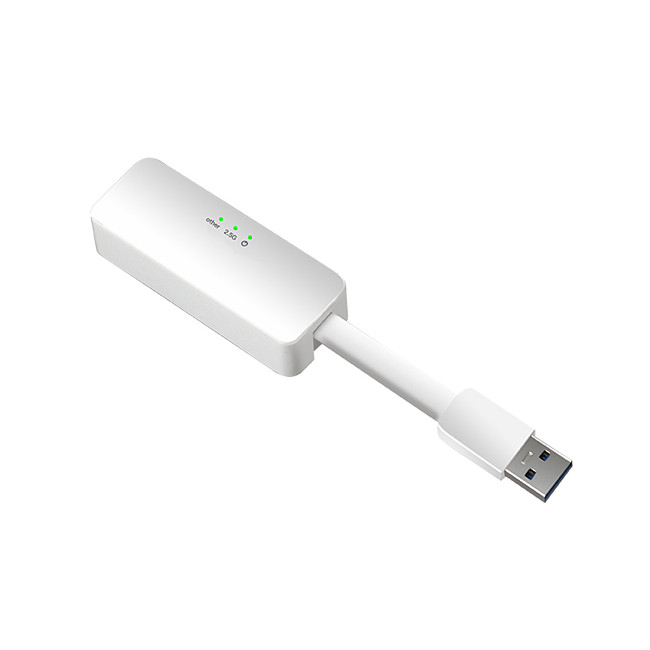 DIEWU USB 3.0 Ethernet Adapter Network Card 2500Mbps 2.5G RJ45 Lan Adapter for Win7/Win8/Win10 Laptop Ethernet USB