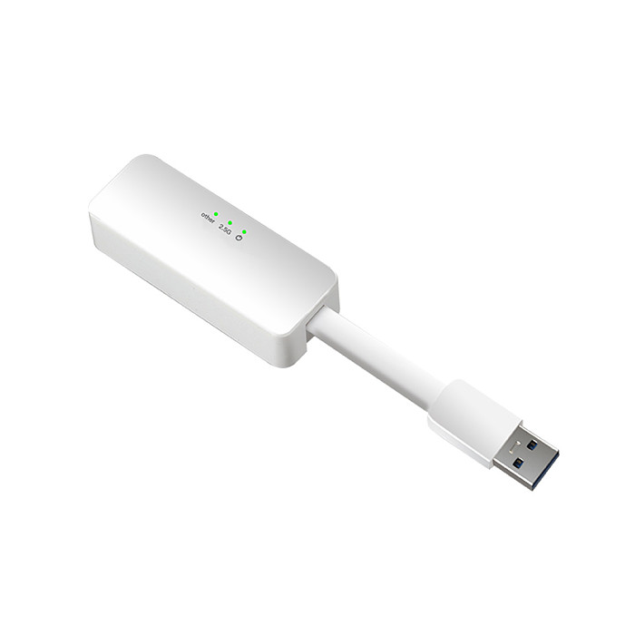 DIEWU USB 3.0 Ethernet Adapter Network Card 2500Mbps 2.5G RJ45 Lan Adapter for Win7/Win8/Win10 Laptop Ethernet USB