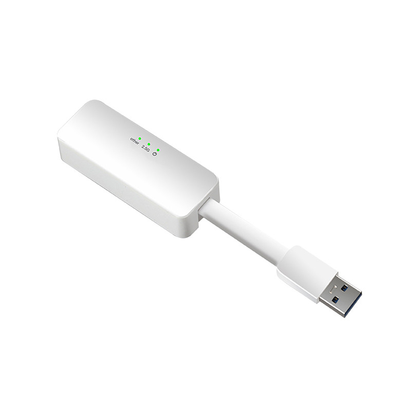 DIEWU USB 3.0 Ethernet Adapter Network Card 2500Mbps 2.5G RJ45 Lan Adapter for Win7/Win8/Win10 Laptop Ethernet USB