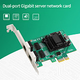 DIEWU TXA0108 Intel 82571 Gigabit PCIe1X Server Network Card PCI-eX1 Wired Pcie Expansion Card