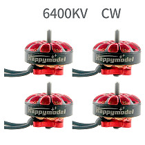 4PCS HAPPYMODEL EX1202.5 1202.5 6400KV 2-3S Brushless Motor 1.5mm CW CCW Crux3 RC FPV Racing Freestyle 3Inch Toothpick Drones