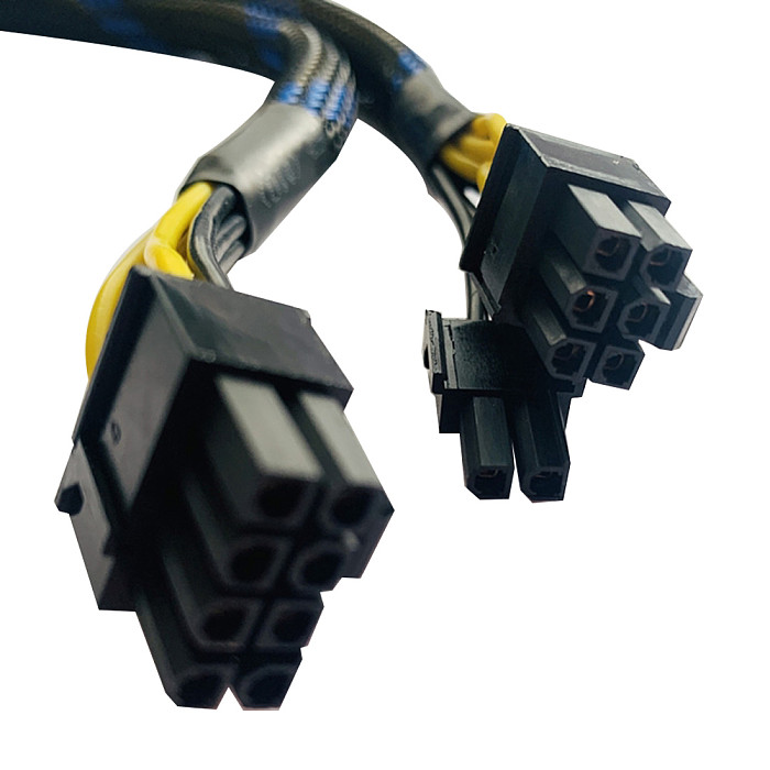 XT-XINTE 18AWG 8pin Female to Dual 8pin(6+2) Male Power Adapter Cable 20cm/30cm Graphics Card Splitter Cable PCI-E GPU Power Supply Cable