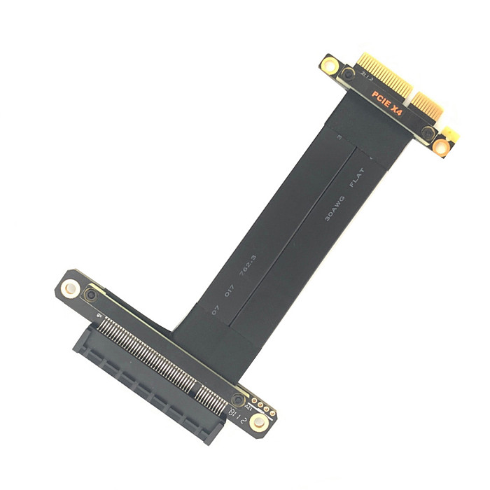 XT-XINTE Riser Cable PCI Express PCI-E PCIe 3.0 X4 to X8 32G/BPS Extender Adapter Riser Card Flexible Cable High Speed Extension Cable