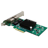 DIEWU Intel 82576 Dual-port Gigabit Network Card Desktop Wired Soft Routing ROS Server PCI-eX4