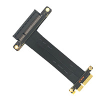 XT-XINTE Riser Cable PCI Express PCI-E PCIe 3.0 X4 to X8 32G/BPS Extender Adapter Riser Card Flexible Cable High Speed Extension Cable 