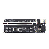 XT-XINTE PCI-E Riser Card PCI Express 1X to 16X USB 3.0 Cable SATA to 6Pin Connector for Graphics Video Card 1X 16X Extender VER009S Plus