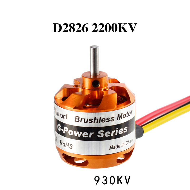 High Quality 9imod D2826 Brushless Motor 2200KV 2-3S For RC Aircraft Plane Multi-copter Brushless Outrunner Motor