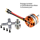 High Quality 9imod D3530 1100KV Brushless Outrunner Motor For Mini Multicopters RC Plane Aircraft