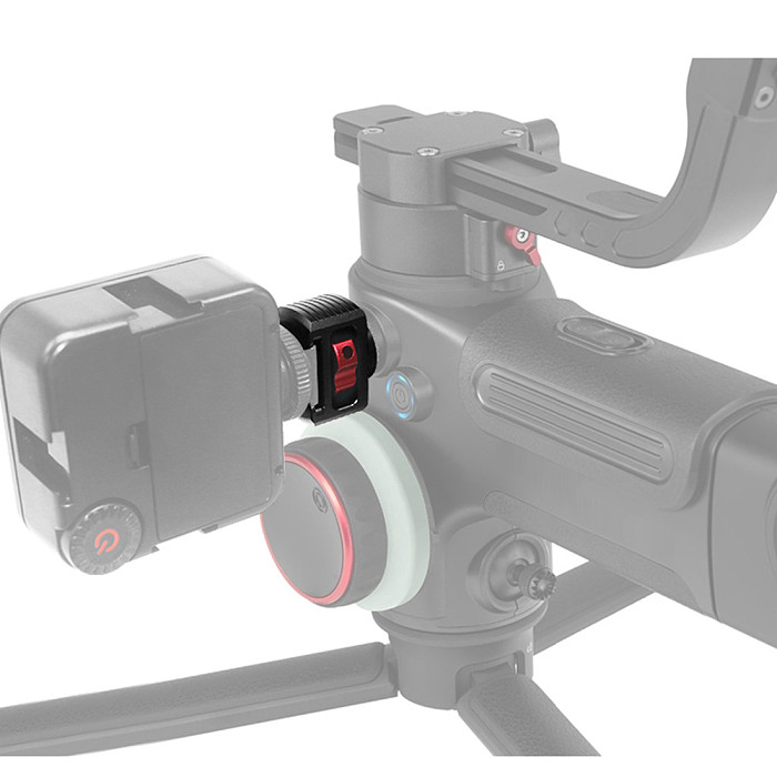 FEICHAO Cold Shoe Mount With 1/4  Screw Arri Mount For Zhiyun Weebills Handheld Gimbal Stabilizer Holder LED Light Microphone Bracket