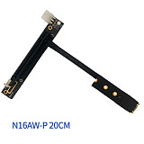 XT-XINTE M.2 WiFi A/E Key to PCI-E 1X to 16X Extension Cable PCI Express PCIe 3.0 Riser Card 8G\BPS for Graphics Video Card Adapter Cable