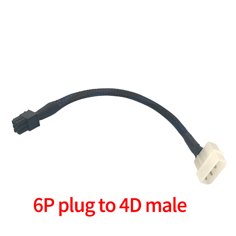 XT-XINTE SATA To 6P / 4D To 6P Graphics Card Power Cable SATA Male To 6Pin PCIe PCI-e PCI Express Adapter Power Supply For GPU Video Card