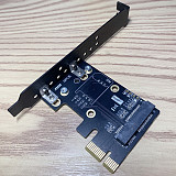 XT-XINTE Mini Pcie to PCIE X1 WIFI Wireless Network Card AX200 Mini PCI-E Adapter Card with Baffle Bracket for Desktop