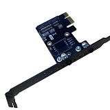 XT-XINTE Mini Pcie to PCIE X1 WIFI Wireless Network Card AX200 Mini PCI-E Adapter Card with Baffle Bracket for Desktop