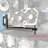 XT-XINTE Graphics Card V Holder Mount Bracket GPU Mount Kickstand/Base For RTX3060 3070 3090 RX For ATX Chassis Holder