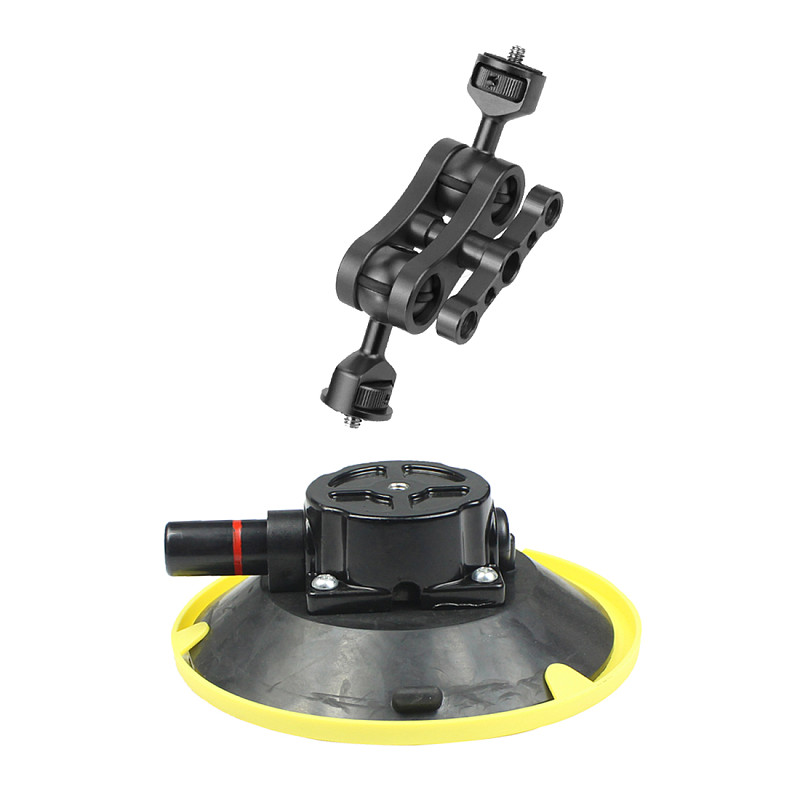 BGNING Car Roof Camera Bracket Stabilizer Suction Cup  1/4 Screw Hole 6 Inch 80KG For Universal Magic Arm Micro SLR Camera Accessories