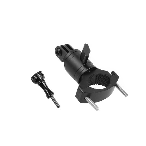 BGNING Bicycle Clip 360° Rotating Clamp Mountain Bike Camera Handlebar Three-slot Thumb Knob Mini Short / Long Screw with Bolt Nut Adapter for Insta360 ONE R/ GOPRO9/8/MAX Camera Accessories