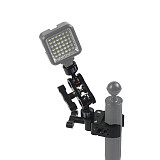 BGNING Upgraded Magic Arm Double 1/4 Ball Head Clamp Articulated Arm Crab Claw Adapter Crab Clamp 3/8 Mounting Light Field Monitor Camera Stand Bracket
