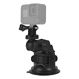 QWINOUT Suction Cup Fixing Holder Car Mount 360 Degree Rotation Mobile Phone Mount For Gopro Hero 10/9/8/7/6/5 Action Camera 3kg Load