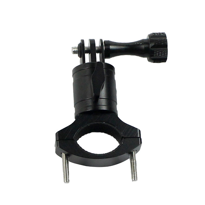 BGNING Bicycle Clip 360° Rotating Clamp Mountain Bike Camera Handlebar Three-slot Thumb Knob Mini Short / Long Screw with Bolt Nut Adapter for Insta360 ONE R/ GOPRO9/8/MAX Camera Accessories
