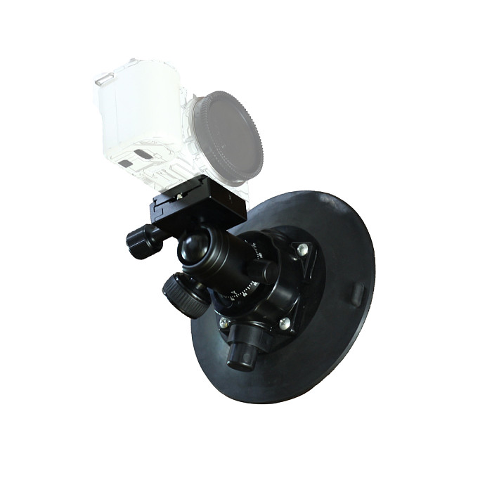 BGNING Universal Panoramic PTZ Stabilizer  Bracket Powerful Hand Pump 1/4 Screw  80KG Suction For Car Camera