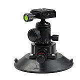 BGNING Universal Panoramic PTZ Stabilizer  Bracket Powerful Hand Pump 1/4 Screw  80KG Suction For Car Camera