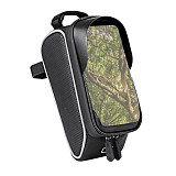 QWINOUT Cycling Waterproof Bicycle Bike Head Tube Cell Mobile Phone Bag Case Holder Front Frame Phone Mount Bags Case For 7in