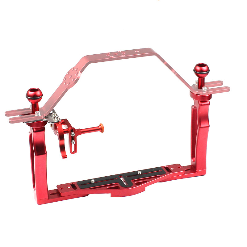 FEICHAO Dual Hand-Hold Photography Diving Bracket Tray Hand Grip For GoPro13  Camera Underwater Accessory