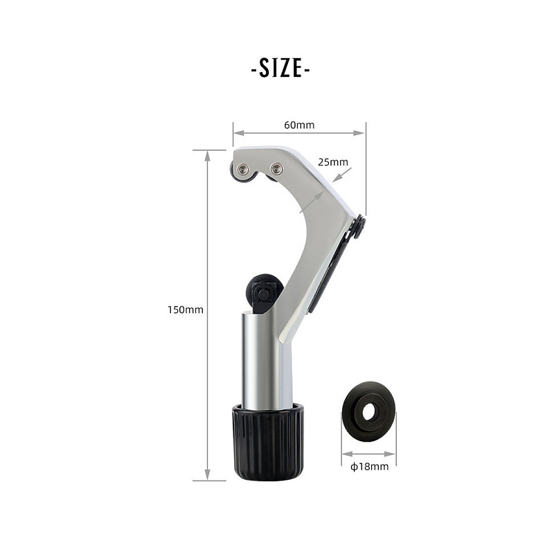QWINOUT Cycling Repair Tool Mountain Bike Front Fork Pipe Cutter Aluminum Alloy Bike Head Tube Pipe Handlebar Seat Post Cutting Tool