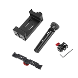 FEICHAO Aluminum Alloy Multi-Segment Adjustment Mobile Phone Live Desktop Bracket  With Clip And Gimbal Tripod For Photography Accessories