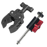 FEICHAO Universal Photographic Light Adapter Bracket Accessaries with Magic Arm Crab Claw Clamp for Camera Photography Live Streaming