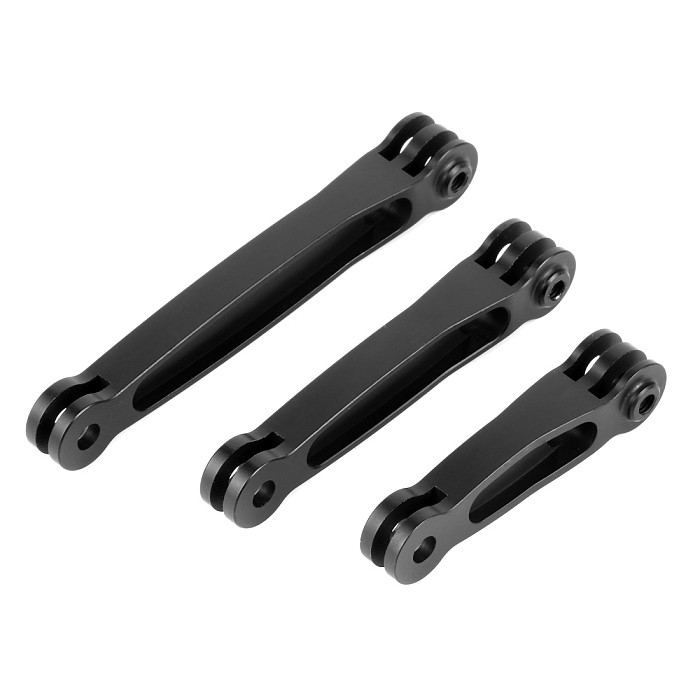 FEICHAO Helmet Extension Arm CNC Aluminum Alloy Compatible with Gopro Full Range, GitUp Action Camera 
