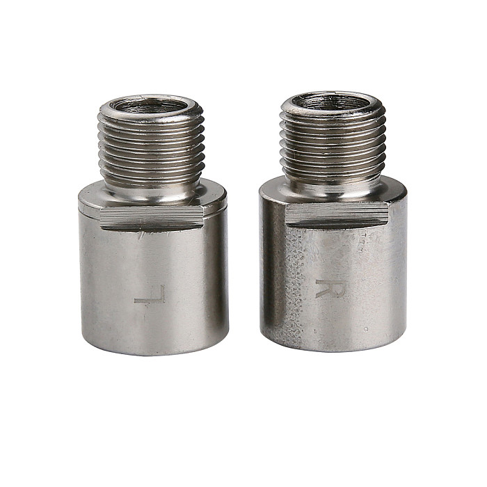 QWINOUT Bike Pedal Axle Extenders Bicycle Pedal Extension Bolts Spacers 20mm for MTB Road Bicycle Pedals Spacers 9/16 Inch