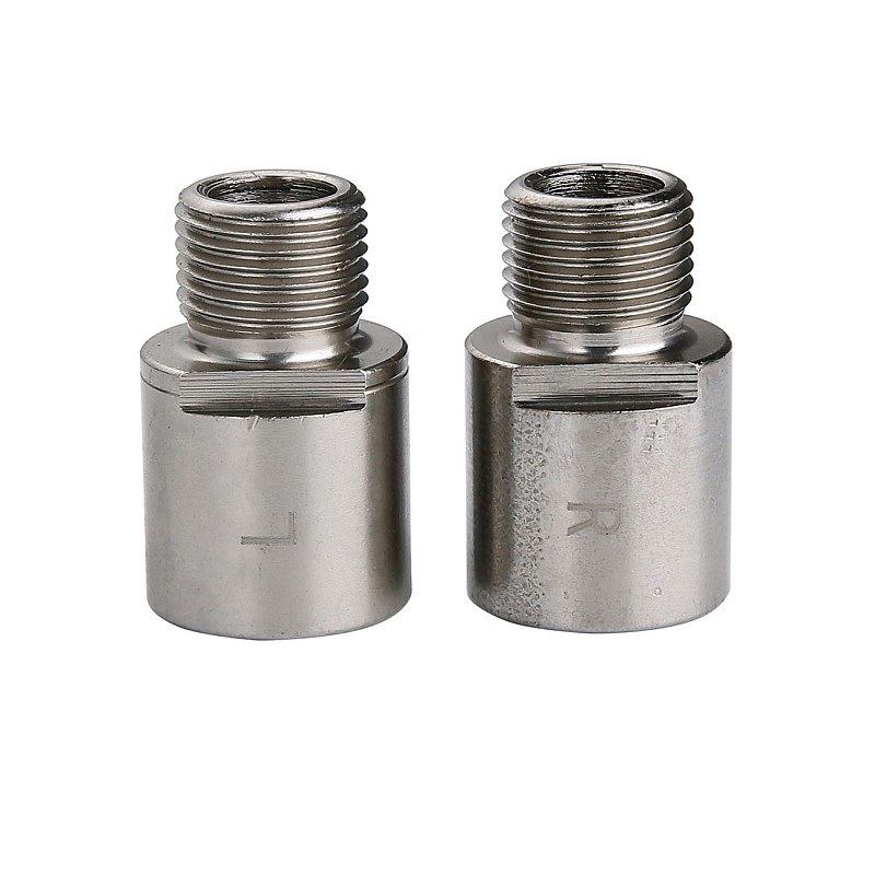 QWINOUT Bike Pedal Axle Extenders Bicycle Pedal Extension Bolts Spacers 20mm for MTB Road Bicycle Pedals Spacers 9/16 Inch