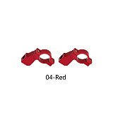 QWINOUT 2pcs Universal Motorcycle Bike Rear View Mirror Bracket Mount Adapter Holder Clamp Aluminum Alloy for 22mm Handlebar